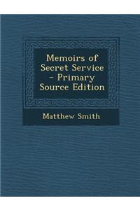Memoirs of Secret Service