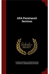 ADA Paratransit Services