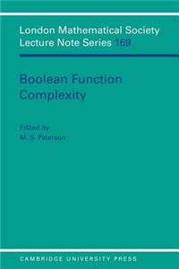 Boolean Function Complexity