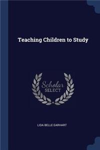 Teaching Children to Study