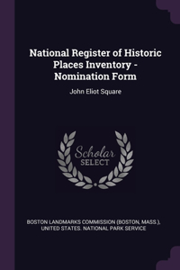 National Register of Historic Places Inventory - Nomination Form