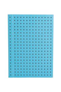Blue on Grey (Circulo) A7 Unlined Notebook