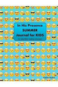 In His Presence Summer Journal for Kids