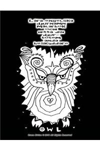 Lära engelska djurnamn målarbok och hitta din djur- totem anda beskyddare