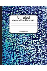 Unruled Composition Notebook