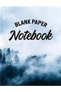 Blank Paper Notebook