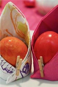 Easter Eggs Wrapped in Napkins Journal