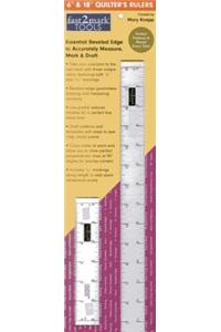 Fast2mark 6 & 18 Quilter's Rulers