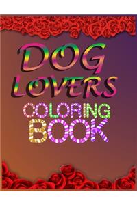 Dog lovers coloring book