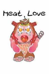 Notizbuch - Meat Love