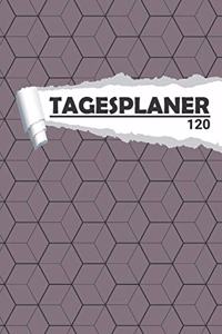 Tagesplaner Hexagon Muster