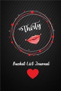 Thirty Bucket List Journal