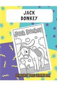Jack Donkey Clean Curse Words Coloring Book