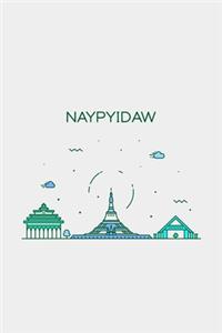 Naypyidaw Minimalist Travel Notebook [Lined] [6x9] [110 pages]