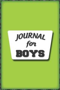 Journal for Boys: 128 Blank Lined Page Softcover Notes Journal, College Ruled Composition Notebook, 6x9 Blank Line