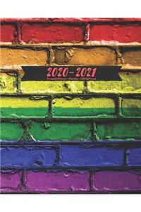 2020-2021 Personal Planner - Monthly - LGBTQ Proud