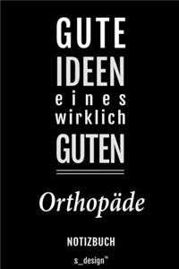 Notizbuch für Orthopäden / Orthopäde / Orthopädin