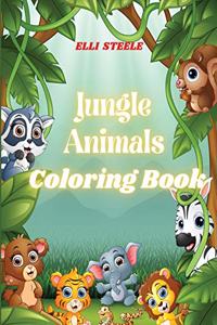 Jungle Animals Coloring Book