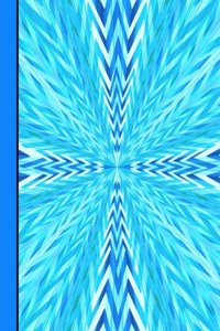 Burst of Blue Colors Notebook