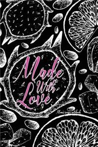 Made With Love Mom's recipe notebook