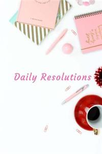 Daily Resolutions Womens Journal