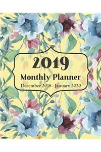 2019 Monthly Planner December 2018 - January 2020