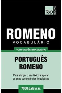 Vocabulário Português Brasileiro-Romeno - 7000 palavras