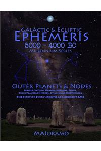Galactic & Ecliptic Ephemeris 5000 - 4000 BC