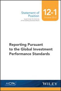 Sop 12-1 Reporting Pursuant to the Global Investment Performance Standards
