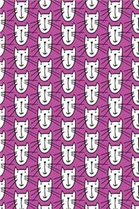 Bullet Journal Notebook for Cat Lovers Smiley Cats Pattern 6