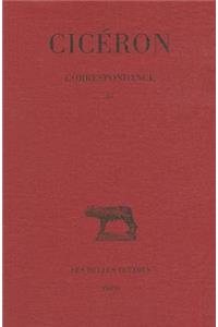 Ciceron, Correspondance