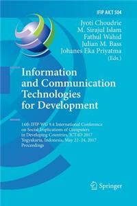 Information and Communication Technologies for Development