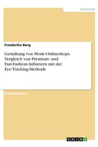 Gestaltung von Mode-Onlineshops. Vergleich von Premium- und Fast-Fashion-Anbietern mit der Eye-Tracking-Methode