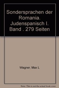 Sondersprachen Der Romania. Band 3