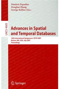 Advances in Spatial and Temporal Databases