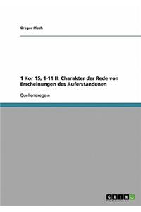 1 Kor 15, 1-11 II
