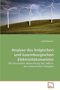 Analyse des belgischen und luxemburgischen Elektrizitätsmarktes