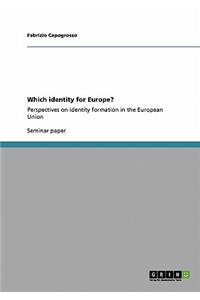 Which identity for Europe?