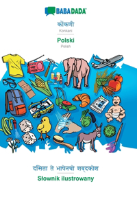 BABADADA, Konkani (in devanagari script) - Polski, visual dictionary (in devanagari script) - Slownik ilustrowany