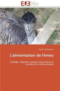 L'alimentation de l'émeu