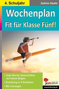 Wochenplan Fit fur Klasse Funf!