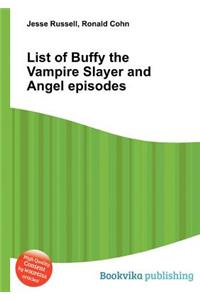 List of Buffy the Vampire Slayer and Angel Episodes