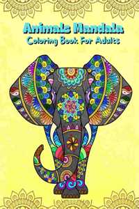 Animals Mandala Coloring Book For Adults