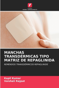 Manchas Transdérmicas Tipo Matriz de Repaglinida