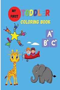 My First Toddler Coloring Book