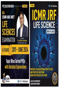 CSIR NET Life Science and DHR-ICMR PYQ Combo Book - (2011-Dec 2023) Topic Wise Sorted Previous Year Questions with Detailed Solutions -Best Book for CSIR NER Life Science Exams -IFAS
