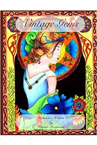 Vintage Gems: Adult Art Coloring