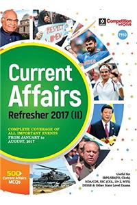 Current Affairs Refresher 2017
