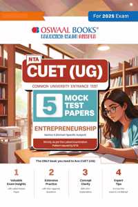 Oswaal NTA CUET (UG) 5 Mock Test Papers Entrepreneurship (For 2025 Exam