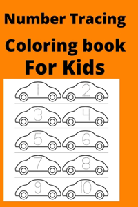 Number Tracing Coloring book For Kids